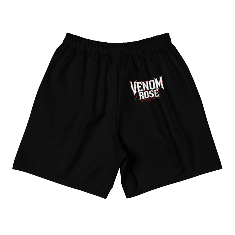 VENOM ROSE Skull Shorts – Black Edition