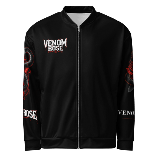 VENOM ROSE Snake Skull Unisex All-Over Bomber Jacket